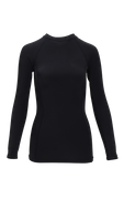 Rash Guards ajustados SS para mujer, color negro