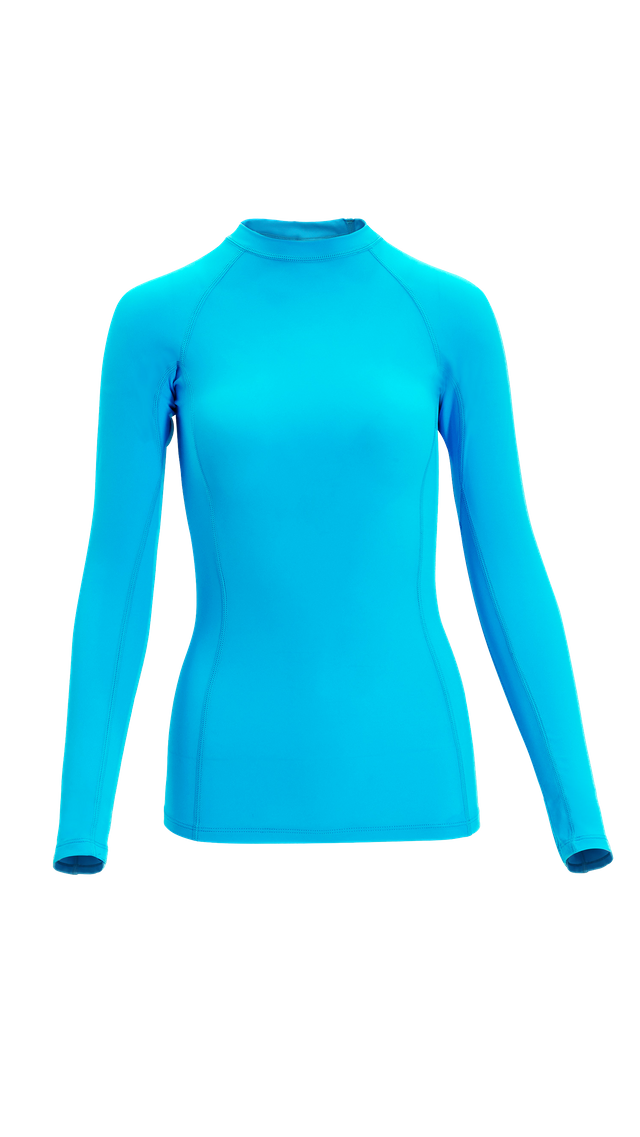 Rash Guards ajustados de manga larga para mujer