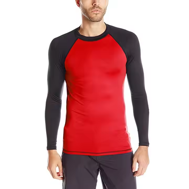 Camisas de manga larga para surf UPF50+ para hombre