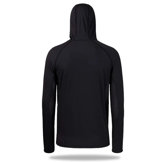 Sudadera con capucha de manga larga con protección solar UPF 50+ para pesca