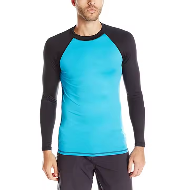 Camisas de manga larga para surf UPF50+ para hombre
